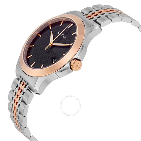 1000 gucci rose gold mens watch|Gucci gold bracelet watch.